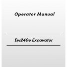 Volvo Ew240e Excavator Operator Manual