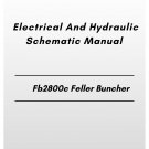 Volvo Fb2800c Feller Buncher Electrical And Hydraulic Schematic Manual