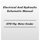 Volvo G710 Vhp Motor Grader Electrical And Hydraulic Schematic Manual