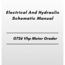 Volvo G726 Vhp Motor Grader Electrical And Hydraulic Schematic Manual
