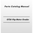 Volvo G726 Vhp Motor Grader Parts Catalog Manual