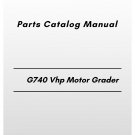 Volvo G740 Vhp Motor Grader Parts Catalog Manual