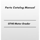 Volvo G740 Motor Grader Parts Catalog Manual