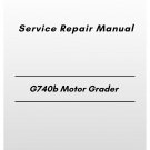 Volvo G740b Motor Grader Service Repair Manual