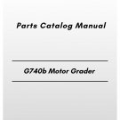 Volvo G740b Motor Grader Parts Catalog Manual