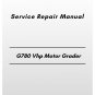 Volvo G780 Vhp Motor Grader Service Repair Manual