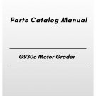 Volvo G930c Motor Grader Parts Catalog Manual
