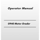 Volvo G940 Motor Grader Operator Manual