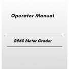 Volvo G960 Motor Grader Operator Manual