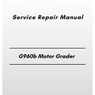 Volvo G960b Motor Grader Service Repair Manual