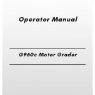 Volvo G960c Motor Grader Operator Manual