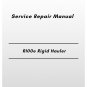 Volvo R100e Rigid Hauler Service Repair Manual
