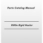 Volvo R100e Rigid Hauler Parts Catalog Manual