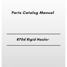 Volvo R70d Rigid Hauler Parts Catalog Manual