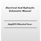 Volvo Abg5870 Wheeled Paver Electrical And Hydraulic Schematic Manual