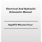 Volvo Abg6870 Wheeled Paver Electrical And Hydraulic Schematic Manual