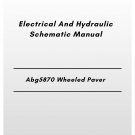 Volvo P2870d Wheeled Paver Electrical And Hydraulic Schematic Manual