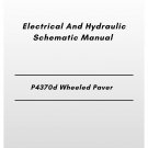 Volvo P4370d Wheeled Paver Electrical And Hydraulic Schematic Manual