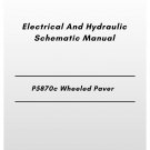 Volvo P5870c Wheeled Paver Electrical And Hydraulic Schematic Manual