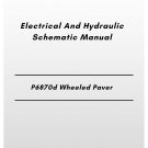 Volvo P6870d Wheeled Paver Electrical And Hydraulic Schematic Manual