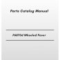 Volvo P6870d Wheeled Paver Parts Catalog Manual
