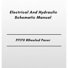 Volvo P7170 Wheeled Paver Electrical And Hydraulic Schematic Manual
