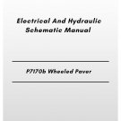 Volvo P7170b Wheeled Paver Electrical And Hydraulic Schematic Manual