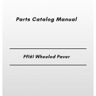 Volvo Pf161 Wheeled Paver Parts Catalog Manual