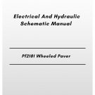 Volvo Pf2181 Wheeled Paver Electrical And Hydraulic Schematic Manual