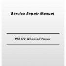 Volvo Pf3 172 Wheeled Paver Service Repair Manual