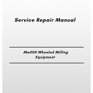 Volvo Mw500 Wheeled Milling Equipment Service Repair Manual