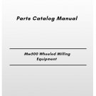 Volvo Mw500 Wheeled Milling Equipment Parts Catalog Manual