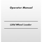 Volvo L20d Wheel Loader Operator Manual