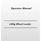 Volvo L180g Wheel Loader Operator Manual