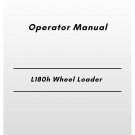 Volvo L180h Wheel Loader Operator Manual