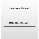 Volvo L180h Wheel Loader Operator Manual