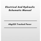 Volvo Abg325 Tracked Paver Electrical And Hydraulic Schematic Manual
