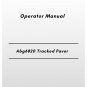 Volvo Abg6820 Tracked Paver Operator Manual