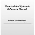 Volvo P2820d Tracked Paver Electrical And Hydraulic Schematic Manual