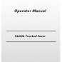Volvo P4410b Tracked Paver Operator Manual