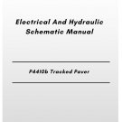 Volvo P4410b Tracked Paver Electrical And Hydraulic Schematic Manual