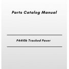 Volvo P4410b Tracked Paver Parts Catalog Manual