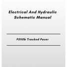 Volvo P5110b Tracked Paver Electrical And Hydraulic Schematic Manual