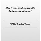 Volvo P6720d Tracked Paver Electrical And Hydraulic Schematic Manual