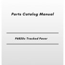 Volvo P6820c Tracked Paver Parts Catalog Manual