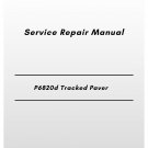 Volvo P6820d Tracked Paver Service Repair Manual