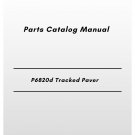Volvo P6820d Tracked Paver Parts Catalog Manual