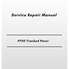 Volvo P7110 Tracked Paver Service Repair Manual