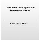 Volvo P7110 Tracked Paver Electrical And Hydraulic Schematic Manual