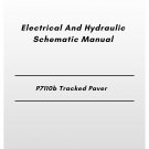 Volvo P7110b Tracked Paver Electrical And Hydraulic Schematic Manual